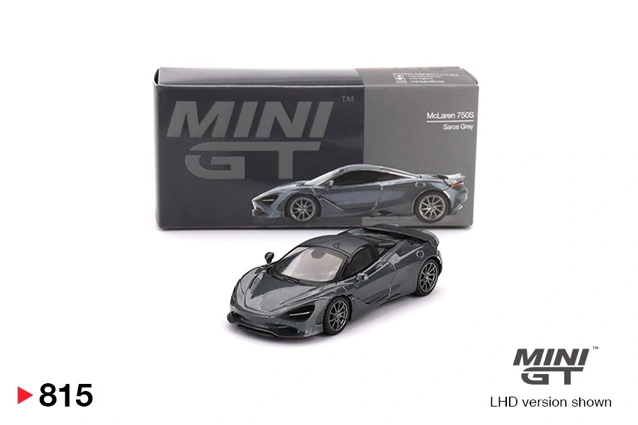 1:64 McLaren 750S Saros Grey - Mini GT