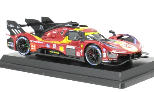 1:24 Ferrari 499P 3.0L TURBO V6, 24h Le Mans, 2025, #51, A.P.Guidi/A.Giovinazzi - Bburago