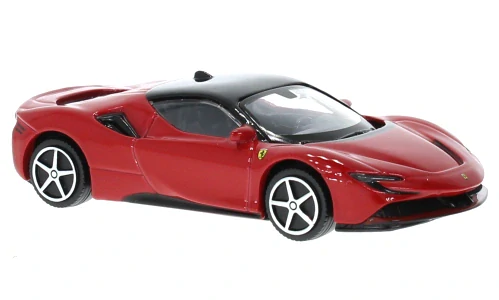 1:43 Ferrari SF90 Stradale, rot/schwarz - Bburago