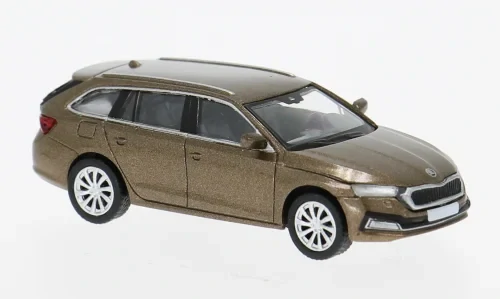 1:87 Skoda Octavia IV Combi, hnědý, 2019 - PCX87