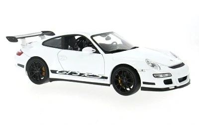 1:18 Porsche 911 (997) GT3 RS 2007 bílý - Welly