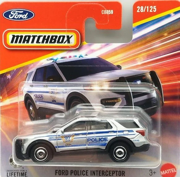 1:64 Ford Police Interceptor - Matchbox