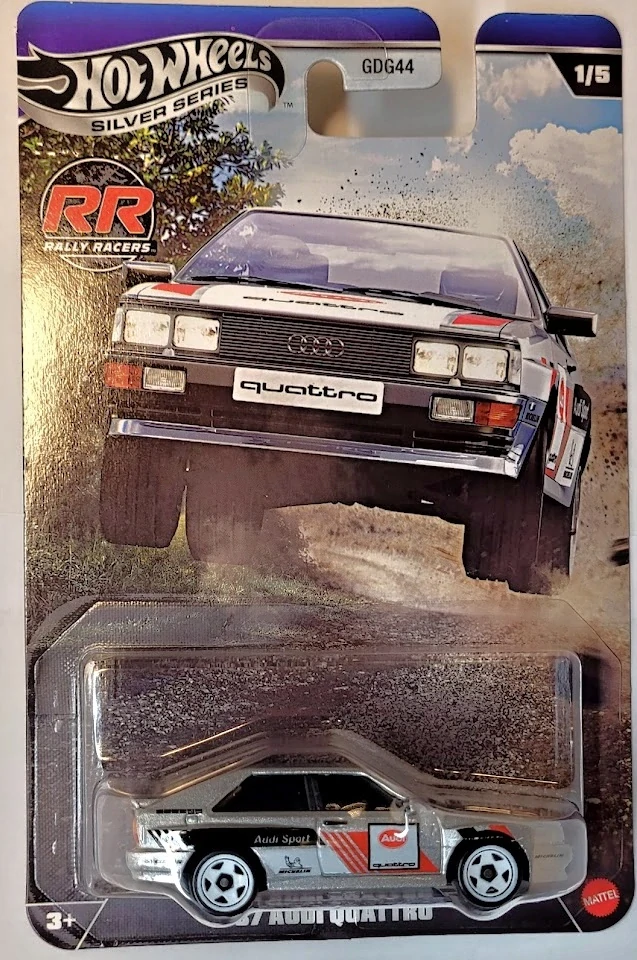 Audi Quattro, bazar - Hot Wheels silver