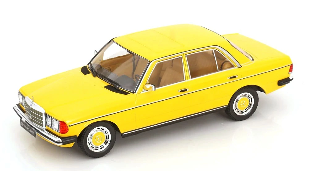 1:18 Mercedes-Benz 230E W123 1975 yellow - KK Scale