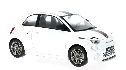 1:18 Fiat 500e Abarth 2024 white - MCG