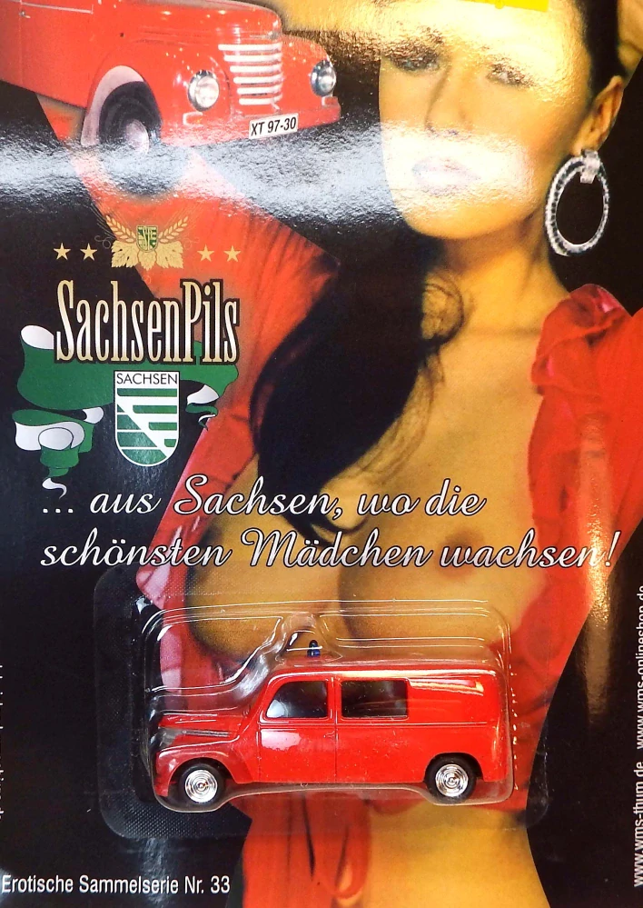 Pivní kamion Sachsen Pils, bazar