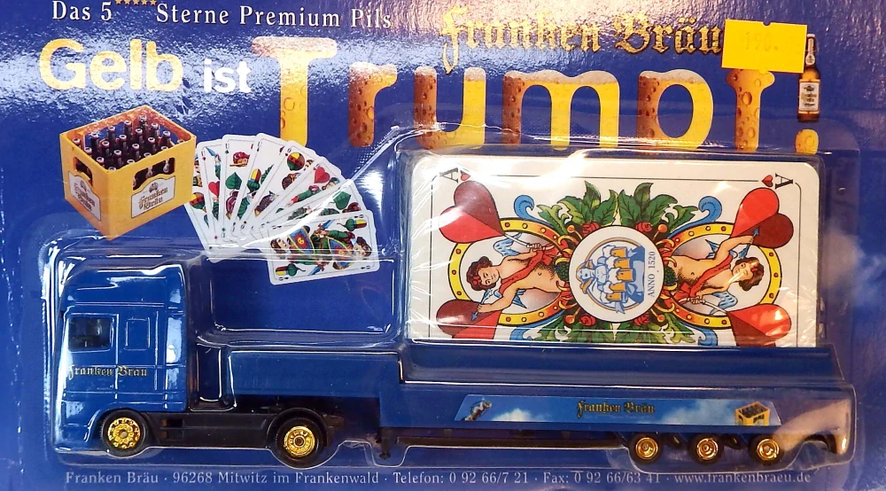 Pivní kamion Franken Brau Trumpf, bazar