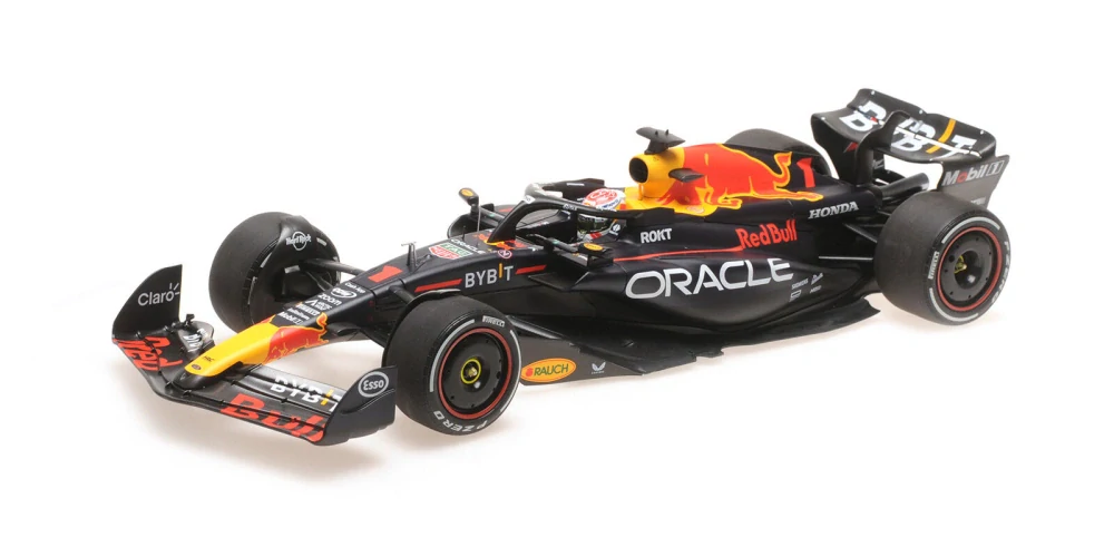1:18 Oracle Red Bull Racing RB19 #1 M.Verstappen Winner Spain GP 2023 - Minichamps