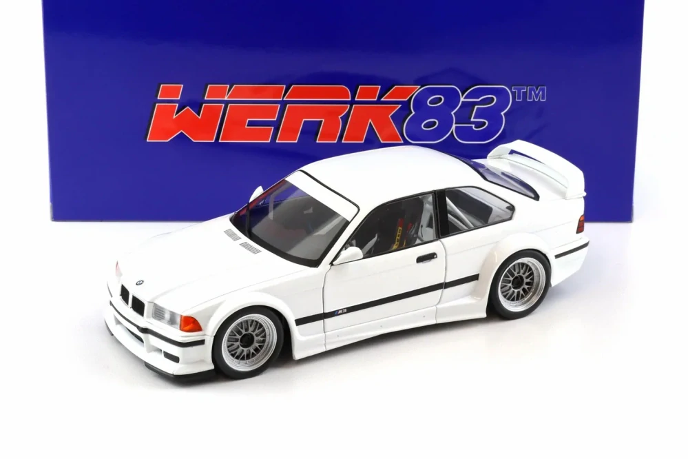 1:18 BMW E36 GTR - Plain Body White - Werk83