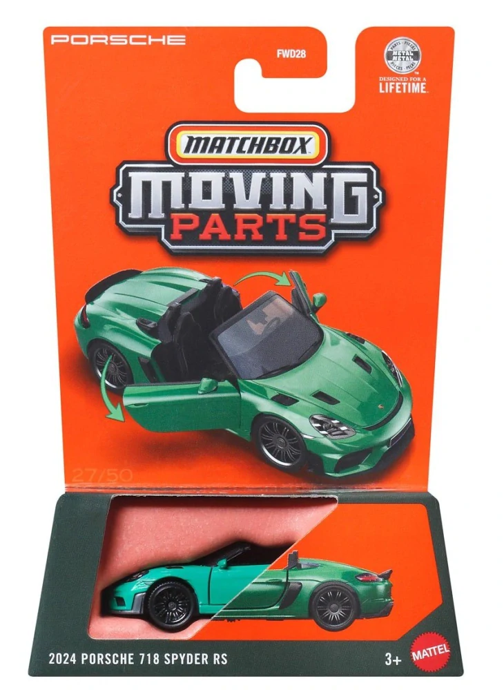 2024 Porsche 718 Spyder RS - Matchbox Moving Parts
