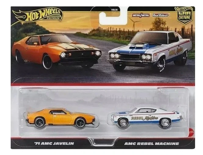 1:64 AMC Javelin + AMC Rebel Machine - HotWheels