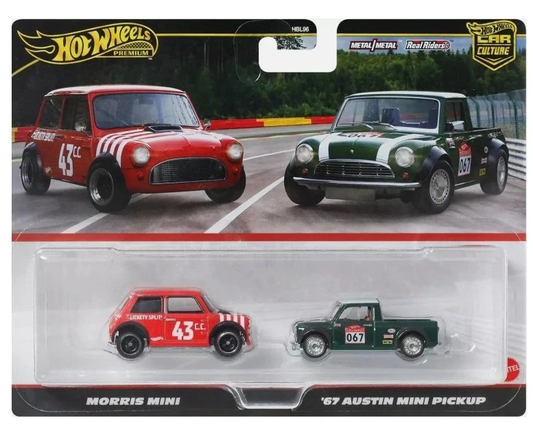 1:64 Morris Mini and 67 Austin Mini Pickup - HotWheels