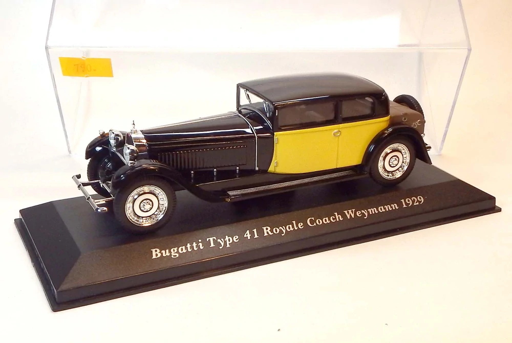 1:43 1929 Bugatti Type 41 Royale Coach Weymann, bazar - Altaya