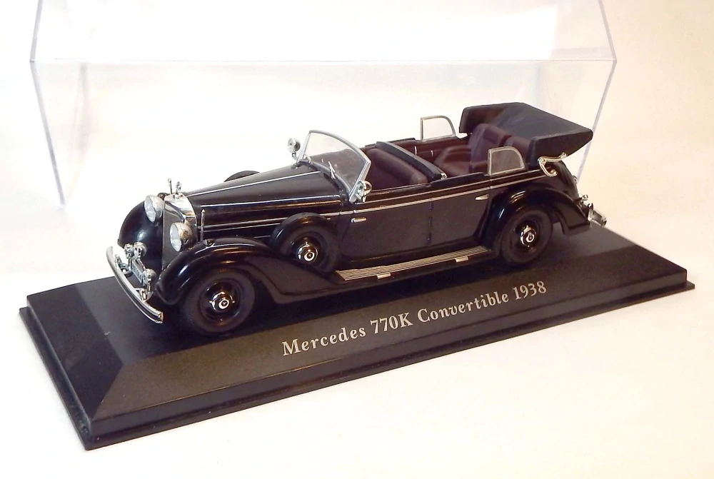 1:43 1938 Mercedes 770K Convertible, bazar - Altaya