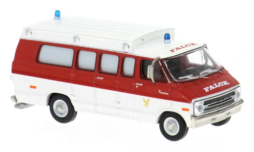 1:87 Dodge B 200 Ambulance, 1975, Falck - Brekina