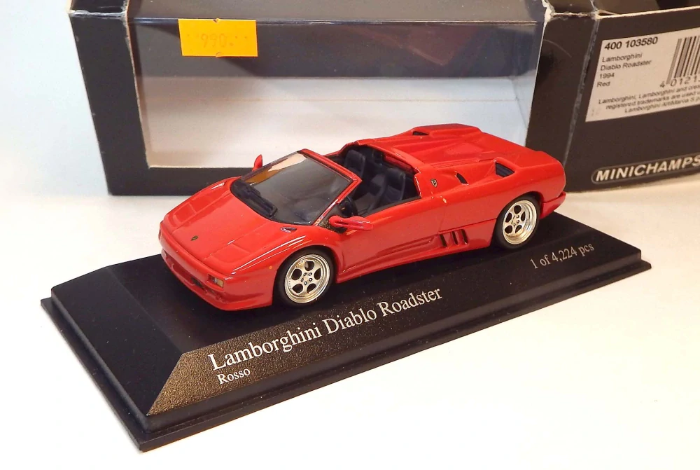 1:43 1994 Lamborghini Diablo Roadster, bazar - Minichamps