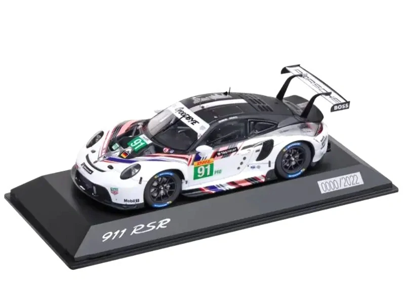 1:43 Porsche 911 RSR-19 Goodbye #91 Last Race WEC 2022 Bruni, Lietz - Spark