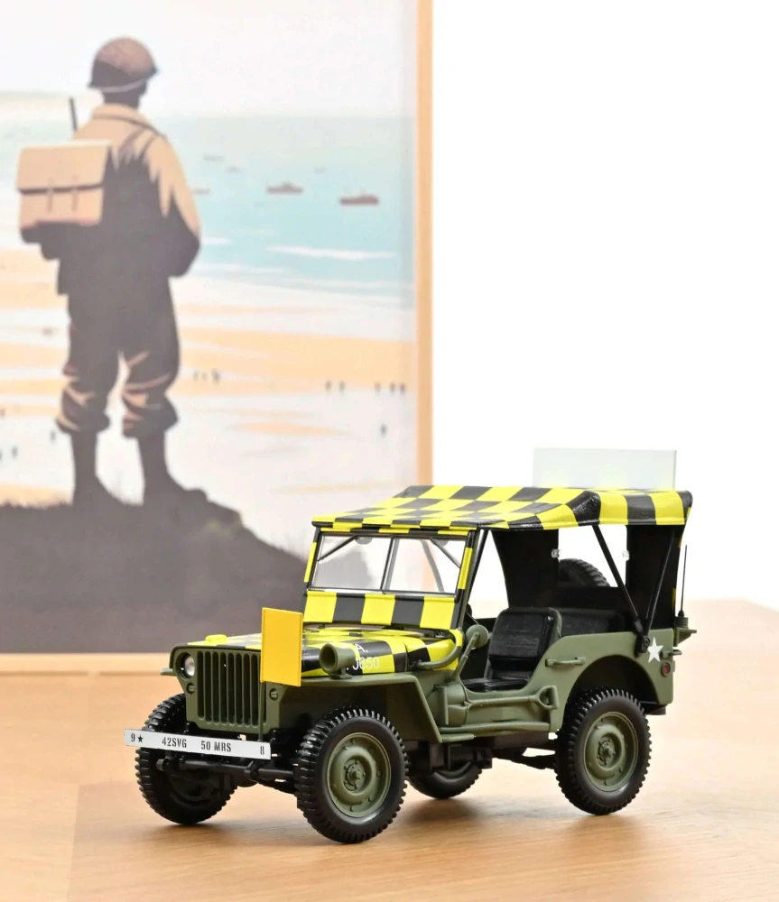 1:18 Jeep Willys Army (1944) "Follow Me" - Norev