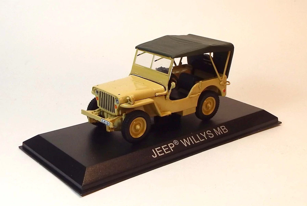 1:43 Jeep Willys MB, bazar - DeAgostini