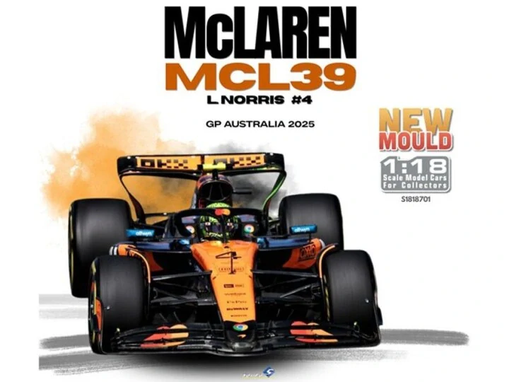1:18 McLaren MCL39 Lando Norris #4 GP Australia '25 Formule 1 - SOLIDO
