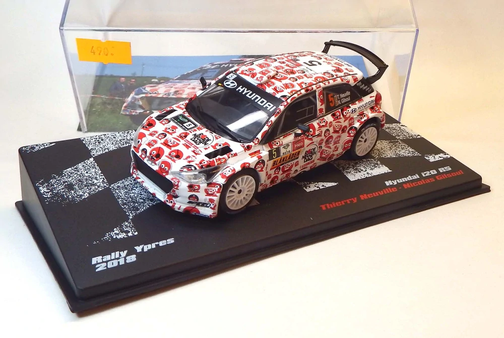 1:43 2018 Hyundai i20 R5, bazar - DeAgostini