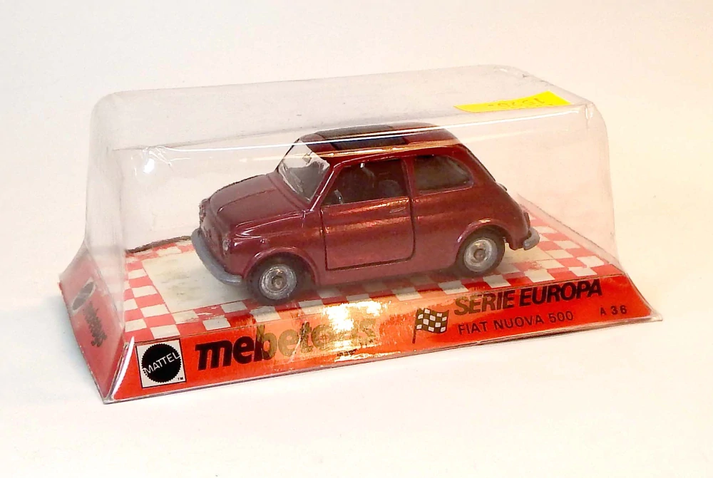 1:43 Fiat Nuova 500, bazar - Mebetoys