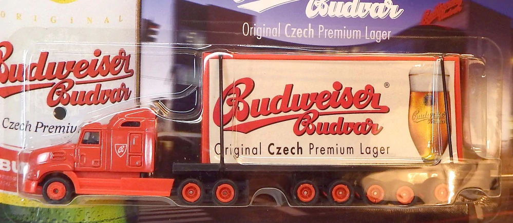 Pivní kamion "Budweiser", bazar