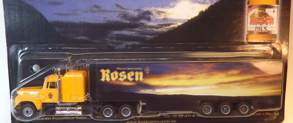 Pivní kamion "Privatbaruerei Rosen", bazar