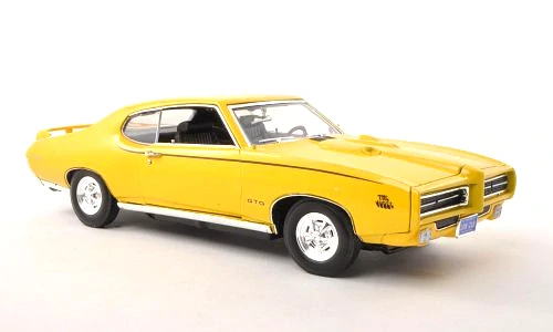 1:18 Pontiac GTO Judge, žlutý, 1969 - MotorMax