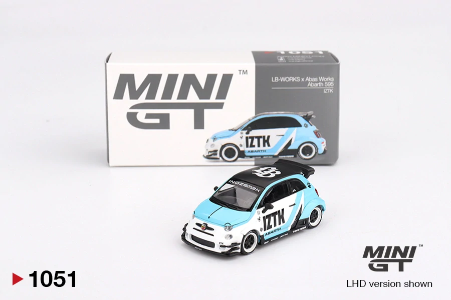 1:64 Abarth 595 LB-WORKS x Abas Works IZTK - Mini GT