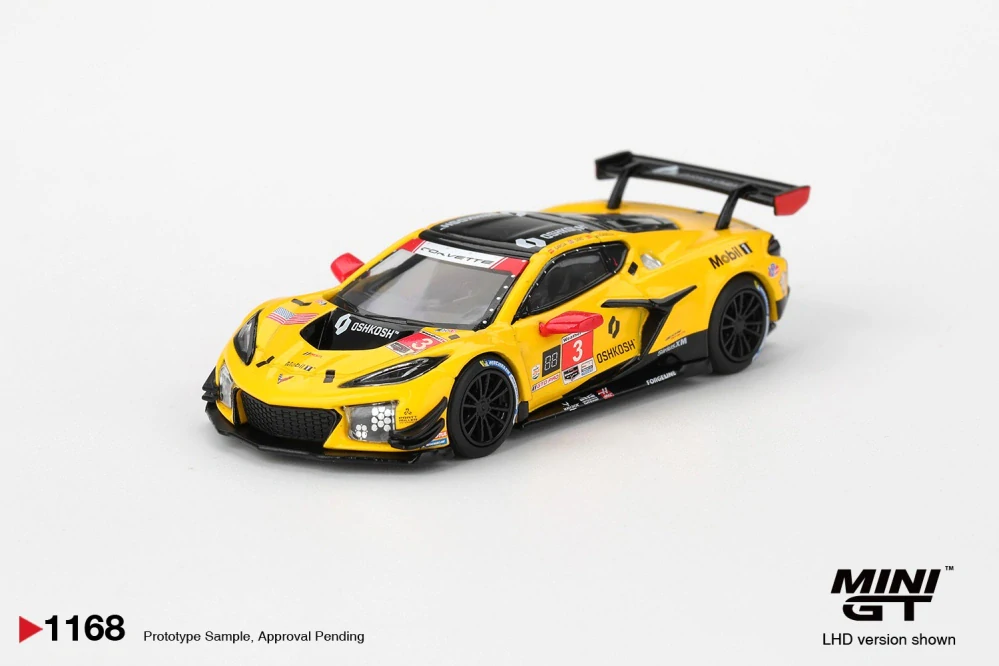 1:64 Chevrolet Corvette Z06 GT3.R #3 Corvette Racing by Pratt Miller Motorsports 2025 IMSA Daytona 24 Hrs - Mini GT
