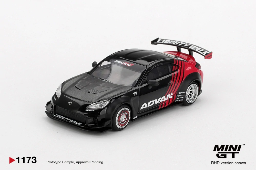 1:64 Toyota GR86 LB★Nation Advan - Mini GT