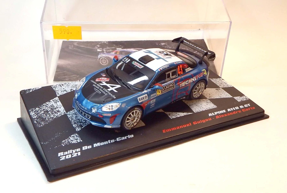 1:43 2021 Alpine A110 R-GT Rallye Monte Carlo, bazar - DeAgostini