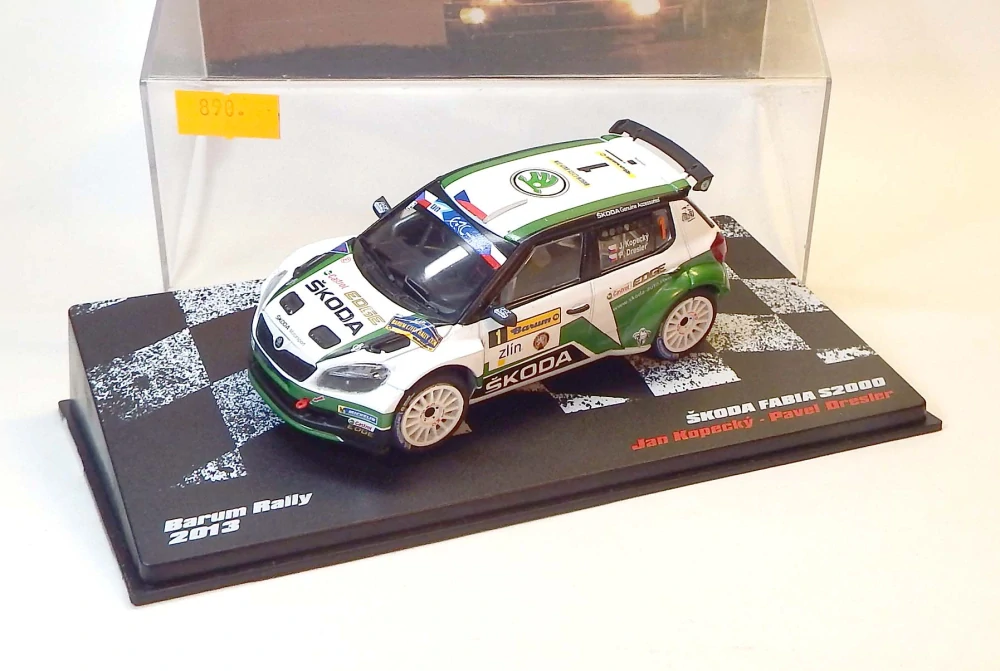 1:43 2013 Škoda Fabia S2000, bazar - DeAgostini