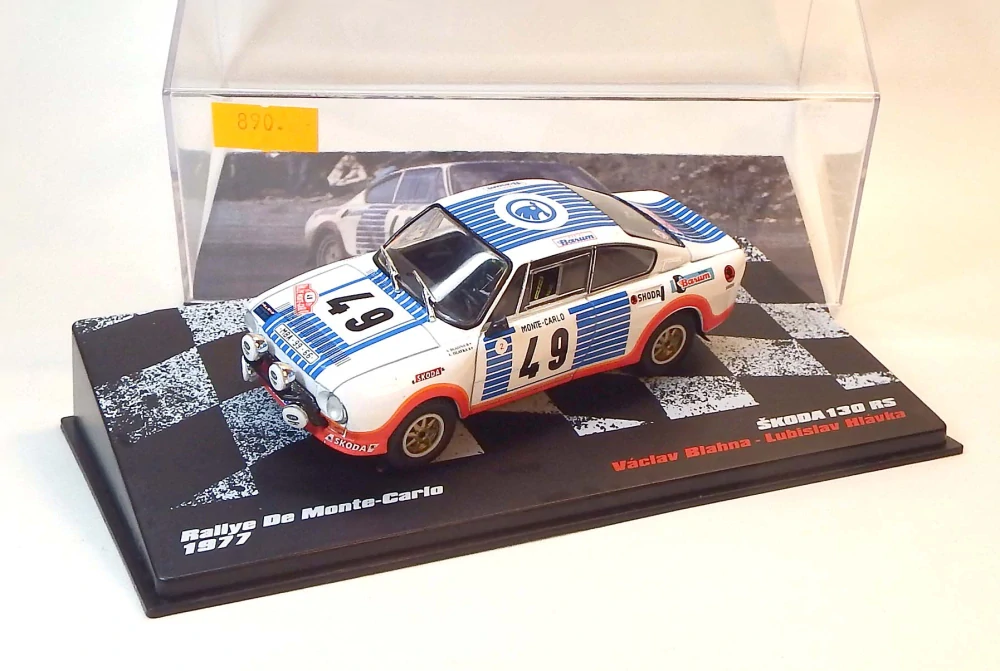 1:43 1977 Škoda 130 RS Rallye Monte Carlo, bazar - DeAgostini