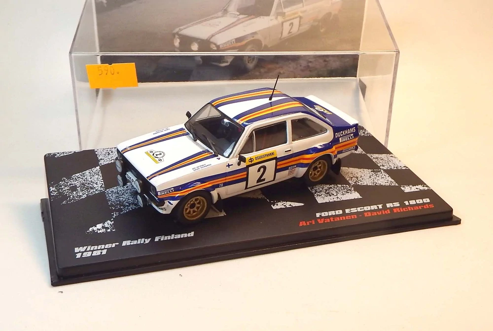 1:43 1981 Ford Escort RS 1800, bazar - DeAgostini