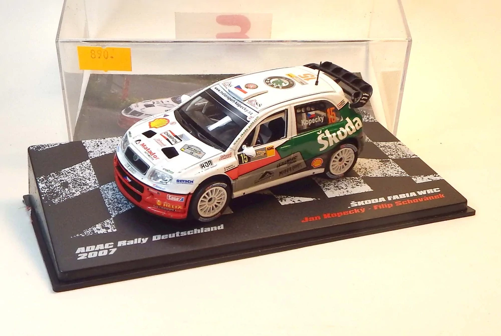 1:43 2007 Škoda Fabia WRC, bazar - DeAgostini