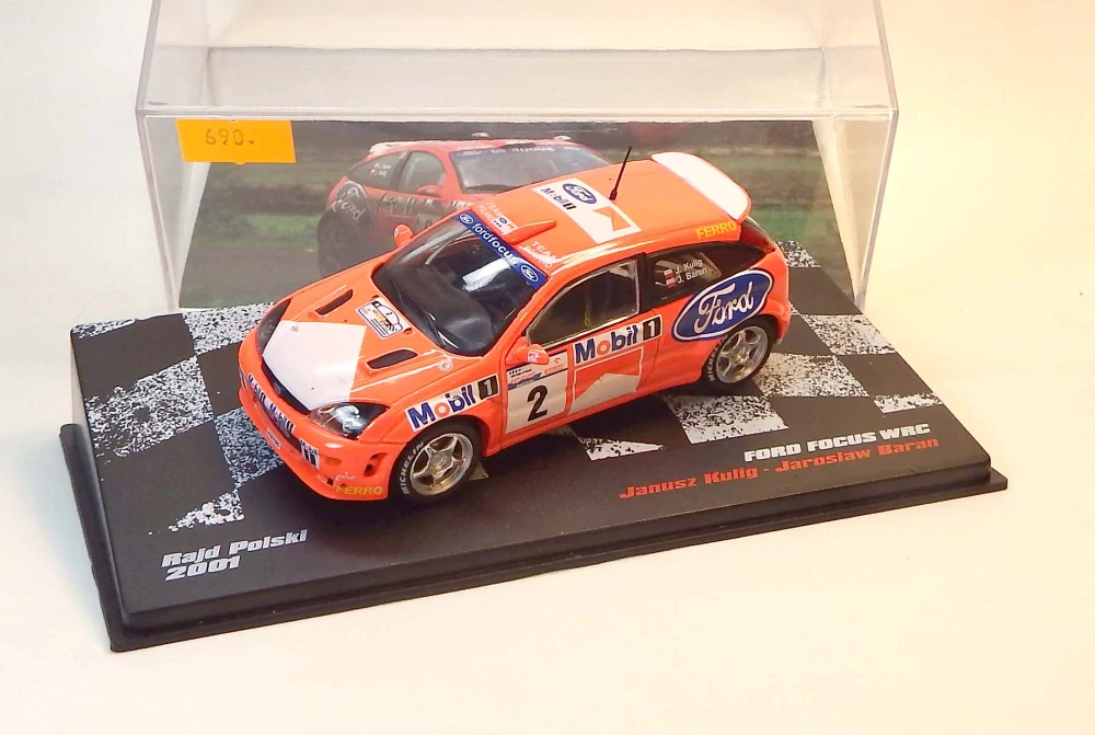 1:43 2001 Ford Focus WRC, bazar, prasklá krabička - DeAgostini