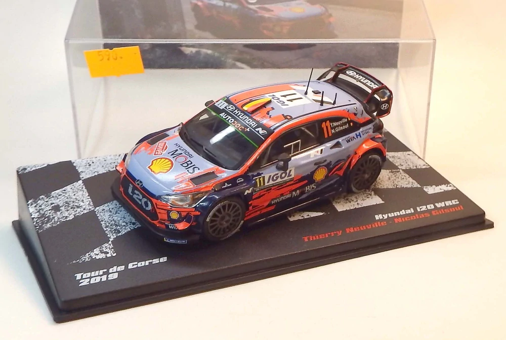 1:43 2019 Hyundai i20 WRC, bazar - DeAgostini