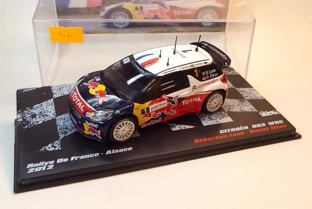 1:43 2012 Citroën DS3 WRC, bazar - DeAgostini