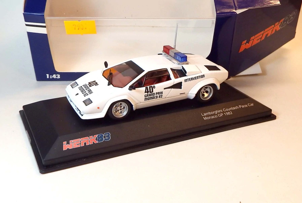 1:43 Lamborghini Countach Pace Car GP Monaco 1982, bazar - Werk83