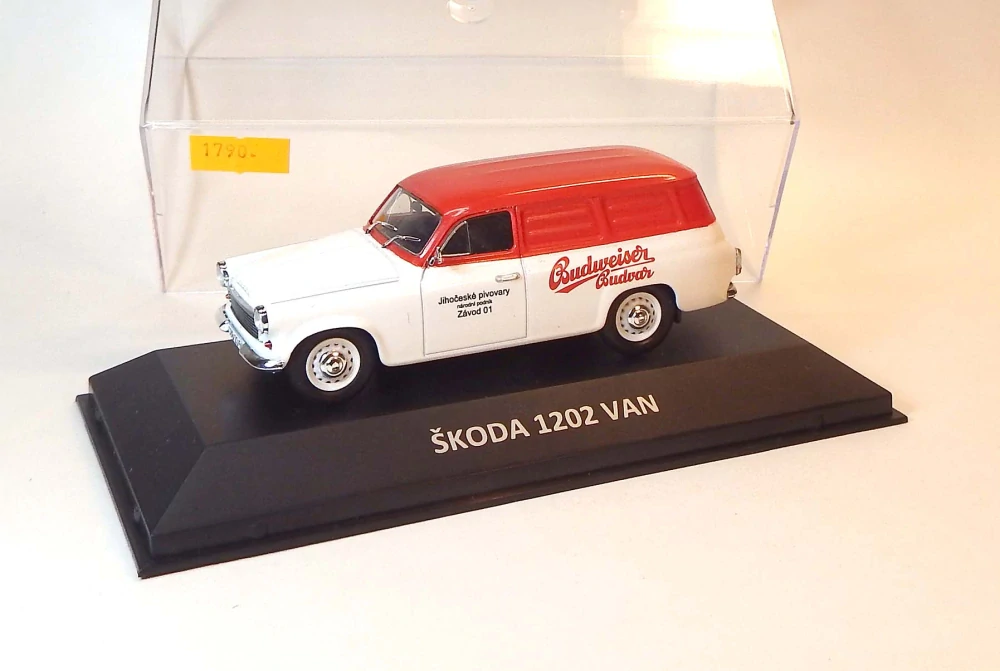 1:43 Škoda 1202 VAN "Budvar", ruční práce