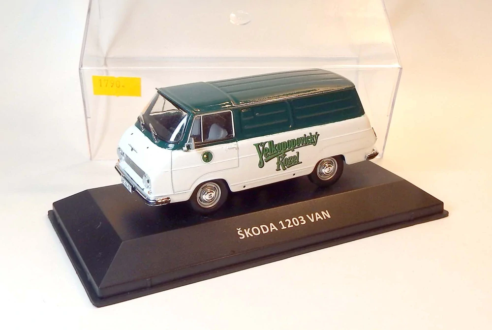 1:43 Škoda 1203 VAN "Velkopopovický Kozel", ruční práce