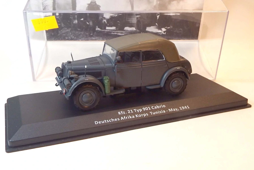 1:43 Kfz.21 Typ 901 Cabrio, bazar - DeAgostini