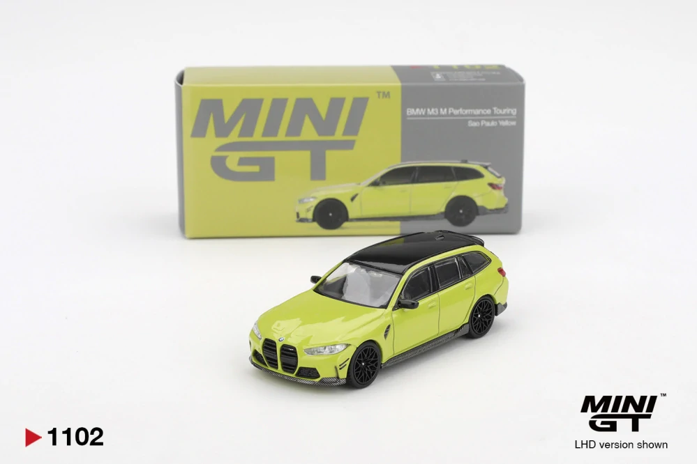 1:64 BMW M3 M Performance Touring Sao Paulo Yellow - Mini GT