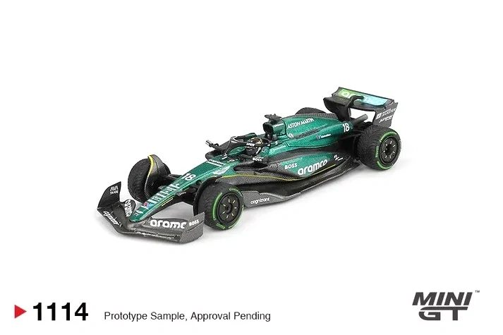 1:64 Aston Martin AMR24 #18 Lance Stroll 2024 F1 2024 Canadian GP - Mini GT