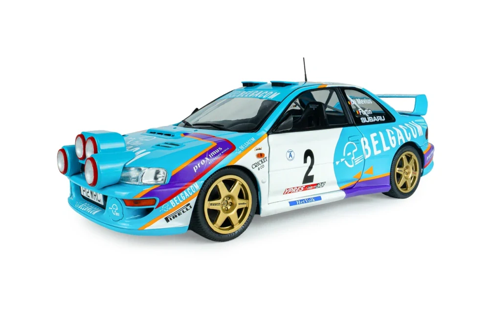 1:18 Subaru Impreza WRC99 1998 Mevius/Fortin #2 Ypres Westhoek '98 (B) - Solido