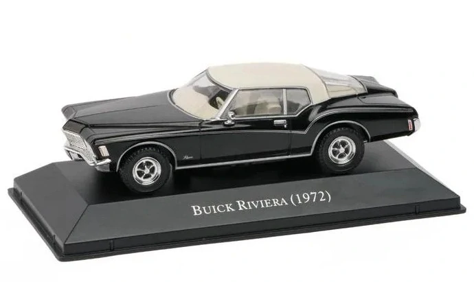 1:43 Buick Riviera - Black (1972) - DeAgostini