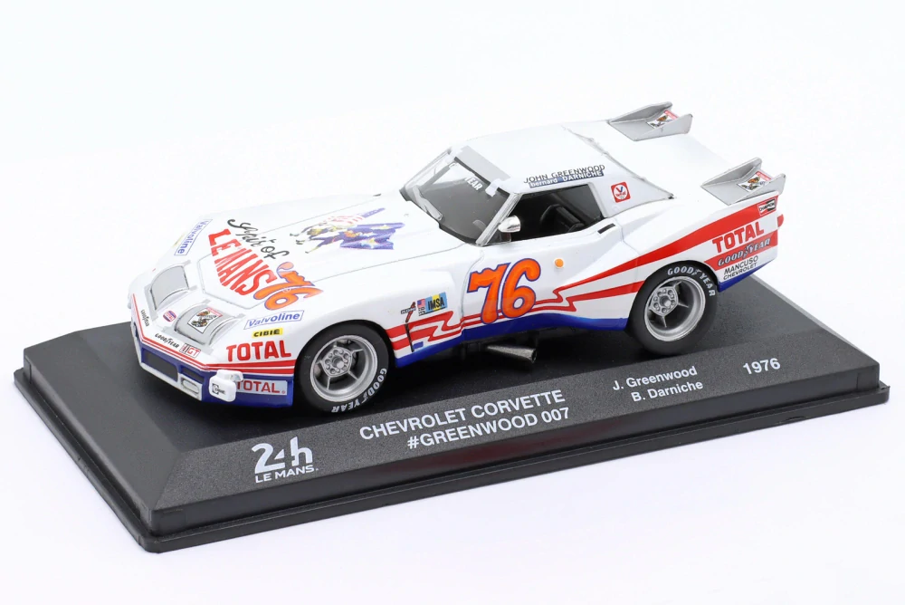 1:43 Chevrolet Corvette #76 Greenwood/Darniche 24H Le Mans 1976 - Atlas