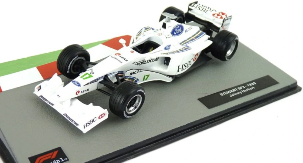 1:43 STEWART SF3 #17 JOHNNY HERBERT 1999 - Atlas